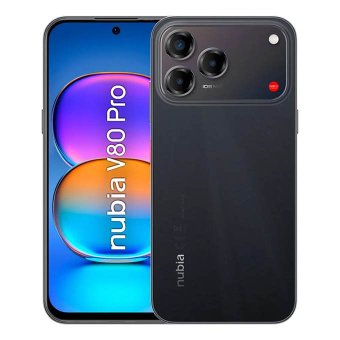 CELULAR ZTE V80 PRO 8+256 4G LTE BLACK SS / ZTE