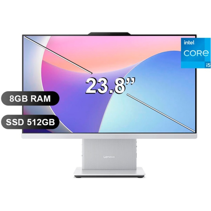 Computadora All-in-One AIO Lenovo Ideacentre 24IRH9, Intel i5-13420H, Memoria RAM 8Gb, Disco Solido 512Gb SSD, Pantalla 23.8pulgadas F0HN00MTLD / Lenovo