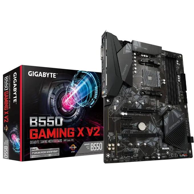 Placa Madre Gigabyte B550 Gaming X V2, AMD B550, Socket AM4, Rev. 1.3 / GIGABYTE