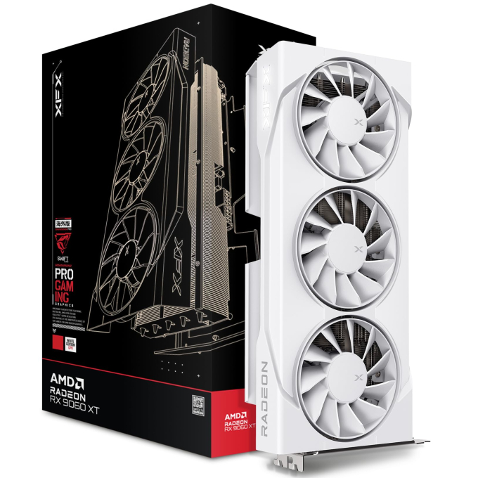 RADEON™ XFX RX 9060 XT OC WHITE TRIPLE FAN GAMING EDITION 16GB RX-96TS316W7 / XFX