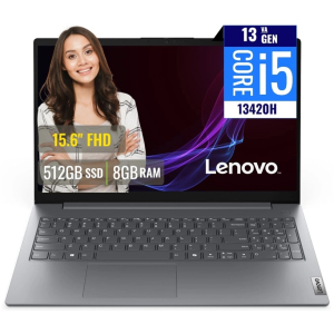 Laptop Lenovo V15 G5 IRL, Intel i5-13420H 4.6GHz, Memoria RAM 8Gb DDR5 SDRAM, Disco Solido 512 GB SSD, Pantalla 15.6pulgadas 1920x1080 FHD, 83GW005LLD / Lenovo