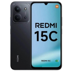 Telefono Celular SmartPhone REDMI 15C 8+256 GB 4G LTE MIDNIGHT BLACK DS 25078RA3EL