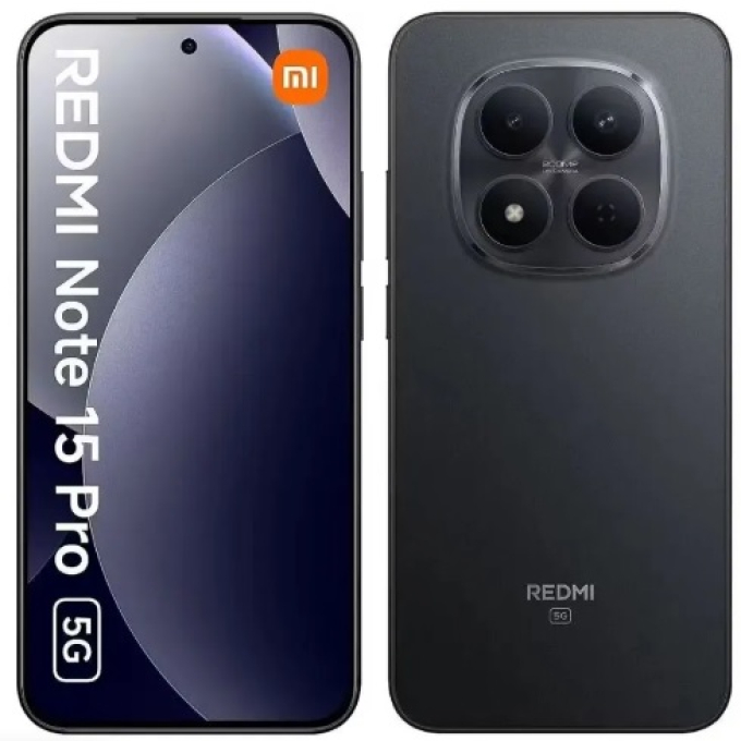 Telefono Celular SmartPhone REDMI NOTE 15 PRO 5G 8+256 GB NEGRO DS 25098RA98G / REDMI