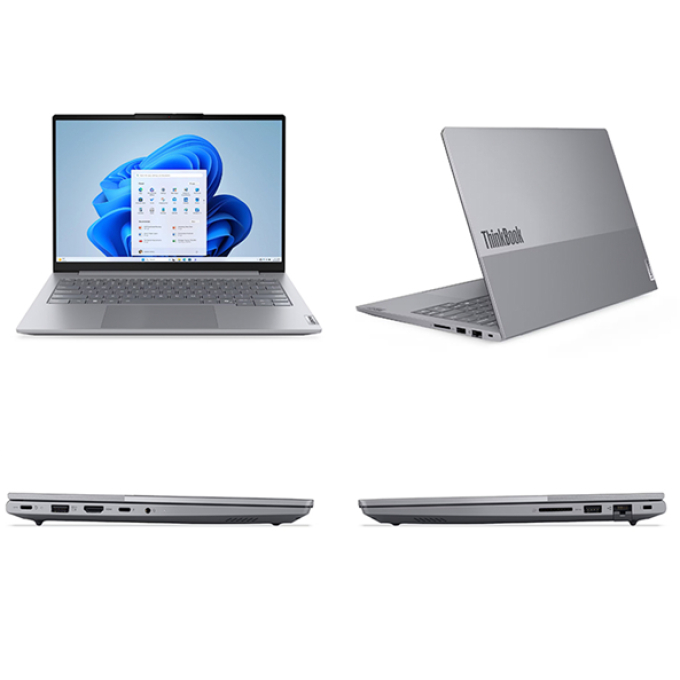 Laptop Lenovo Thinkbook 14 G8 IAL, Intel Ultra5 225U 4.8Ghz, Memoria RAM 16Gb DDR5, Disco Solido 512Gb SSD, Pantalla 14pulgadas WUXGA IPS, Win11 Pro / Lenovo