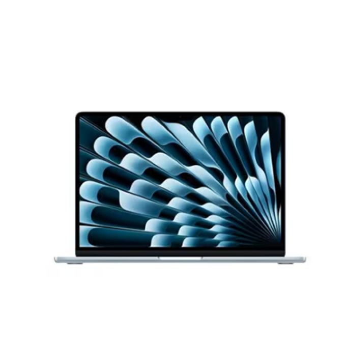 Laptop Apple MacBook Air, procesador Apple M5 con 10#core CPU y 10#core GPU, Memoria RAM 16Gb, Disco Solido 512Gb SSD, Pantalla 15pulgadas, Sky Blue / Apple