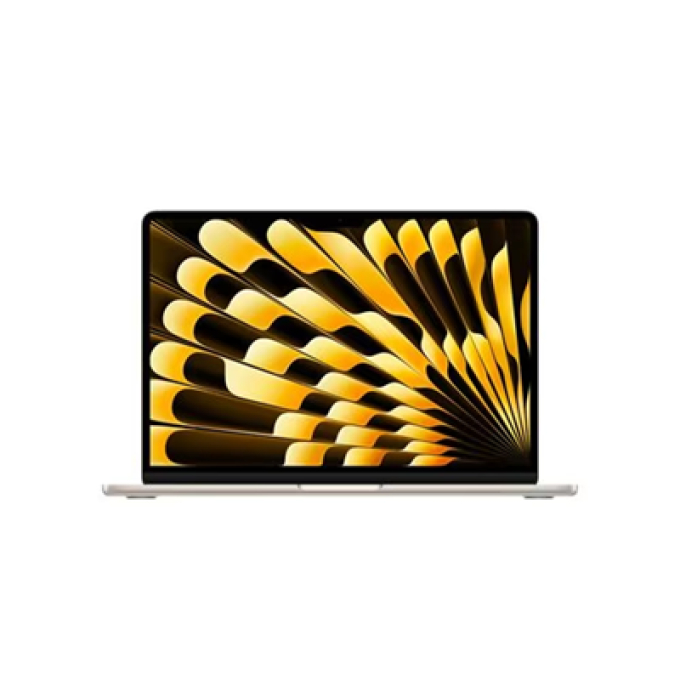 Laptop MacBook Air, procesador Apple M5 con 10#core CPU y 8#core GPU, Memoria RAM 16Gb, Disco Solido 512Gb SSD, Pantalla 13pulgadas, Starlight / Apple