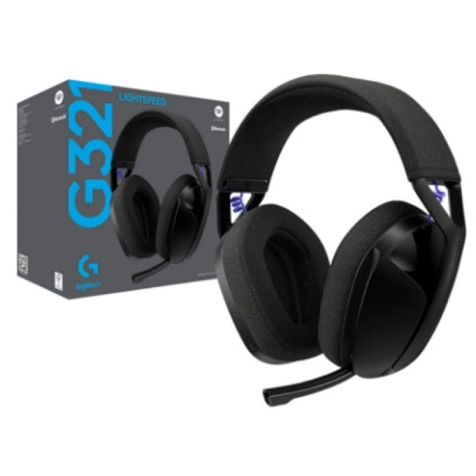 Audifono con Microfono Logitech G321 22H LIGHTSPEED / Bluetooth / 40mm / CABLE USB-C BLACK (981-001562) / LOGITECH