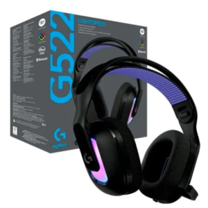 Audifono con Microfono Logitech G522 90H LIGHTSPEED / Bluetooth / CABLE USB-C LIGHTSYNC RGB BLACK (981-001543) / LOGITECH