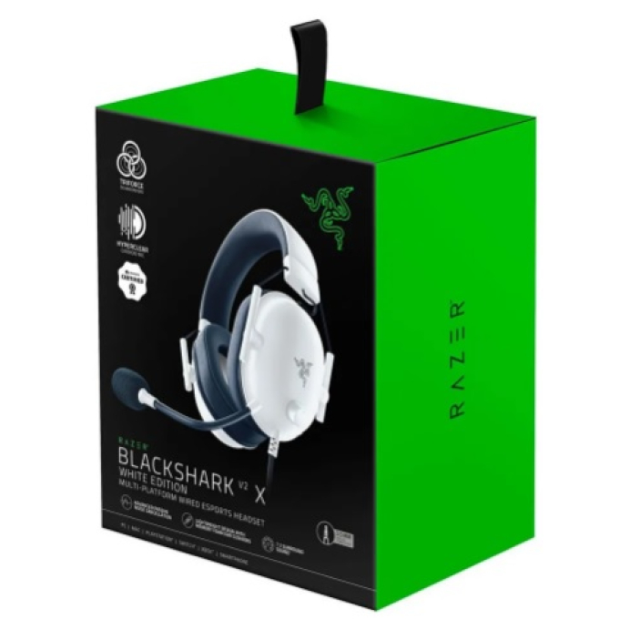 Audifono con Microfono RAZER BLACKSHARK V2 X MULTI-PLATFORM 50MM 7.1 WHITE (RZ04-03240700-R3U1) / RAZER