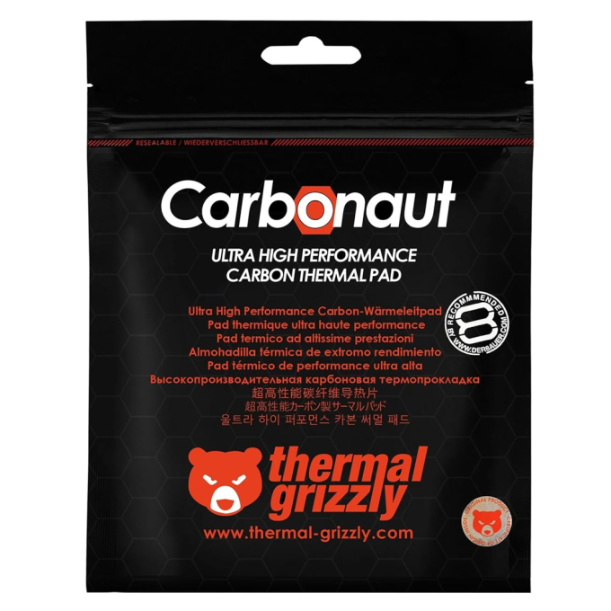 Almohadilla Termica Thermal Grizzly Carbonaut 32x32x0.2mm, Conductividad Termica 62,5W/mk / Thermal Grizzly