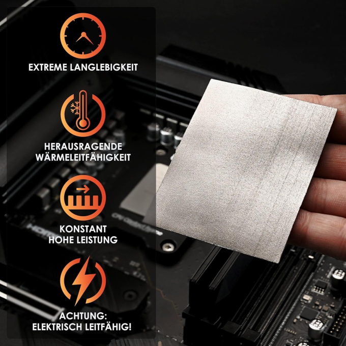 Almohadilla Termica Thermal Grizzly KryoSheet 38x38x0.2mm, Almohadilla a base de Grafeno / Thermal Grizzly