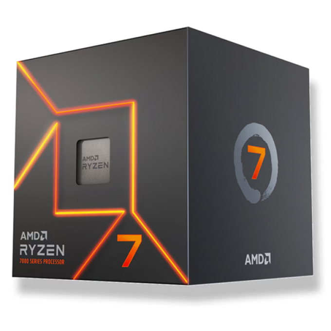 Procesador AMD Ryzen 7 7700 3.8 / 5.3GHz, 32MB L3, 8-Cores, AM5, 65W. / Ryzen