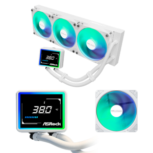 Refrigeracion liquida 360mm para CPU ASRock Challenger White 360 Digital / ASRock