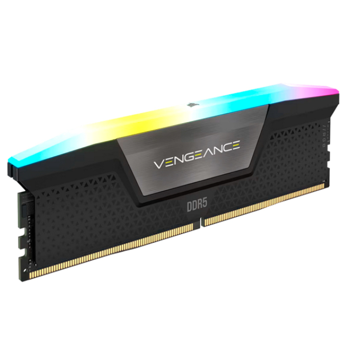 Memoria CORSAIR VENGEANCE RGB DDR5, 16GB DDR5-5600MHz, PC5-44800, CL40, 1.25V / CORSAIR