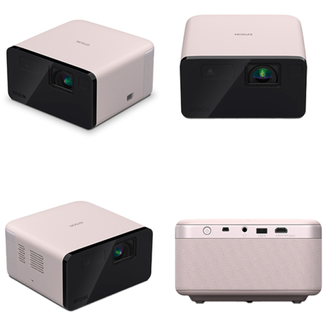 Proyector Laser Portatil Smart Epson EpiqVision EF21, Color Rosa Cuarzo / Epson
