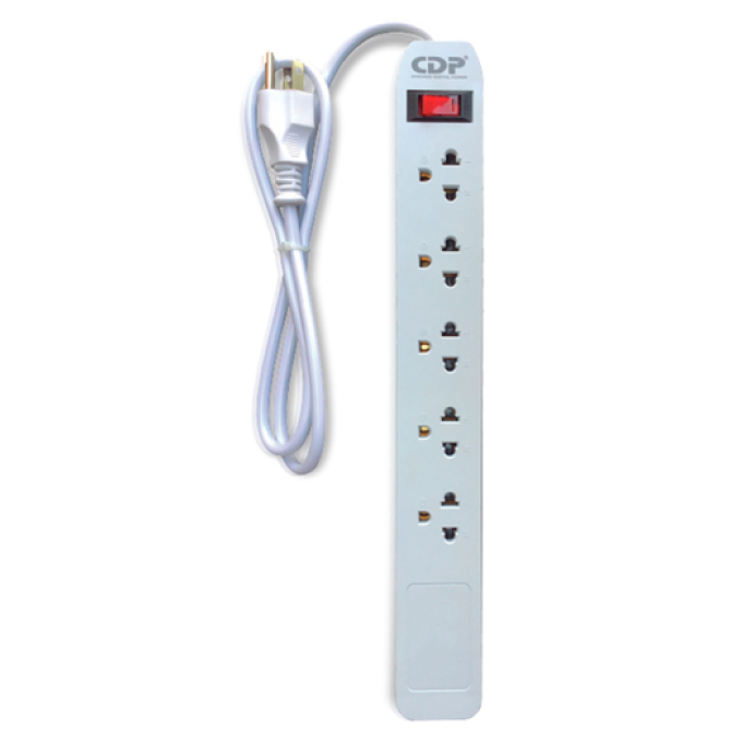 Regleta (Supresor de Picos) CDP R-SS5i, 220V, 1250W / 2200W / CDP