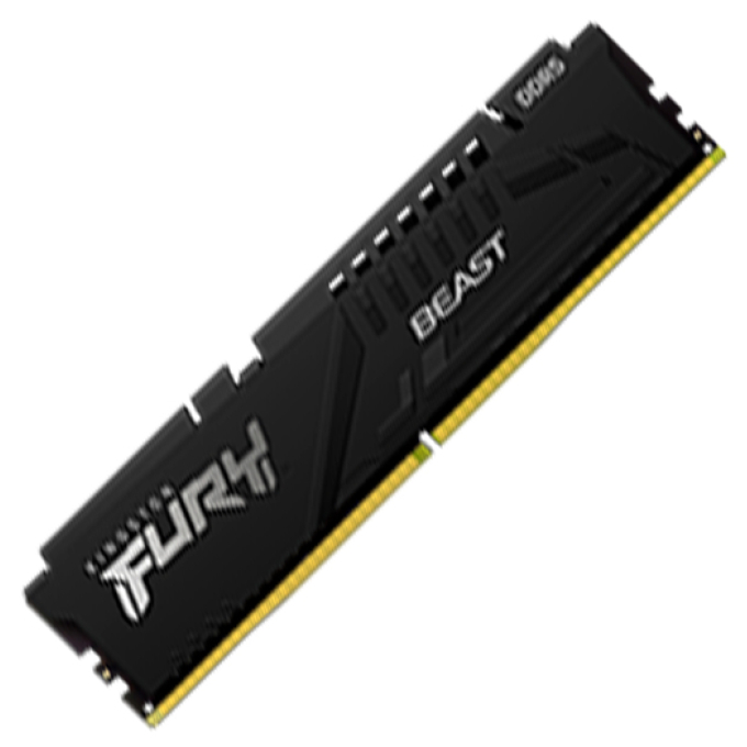 Memoria DIMM Kingston Fury Beast 16GB DDR5-6400MT/s, PC5-51200, CL32, 1.1V, 288-pin, 1Rx8 / Kingston