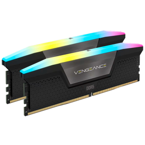 Memoria UDIMM Corsair Vengeance RGB 64GB (2x32GB) DDR5-6000 PC5-48000, CL40, 1.35V, Black / Corsair