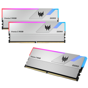 Memoria UDIMM Predator Vesta II RGB, 32Gb (2x16Gb) DDR5 6000MHz, PC5 48000, CL32, 1.35V para PC