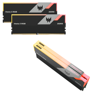 Memoria UDIMM Predator Vesta II RGB, 32Gb (2x16Gb) DDR5 6000MHz, PC5 48000, CL32, 1.35V para PC