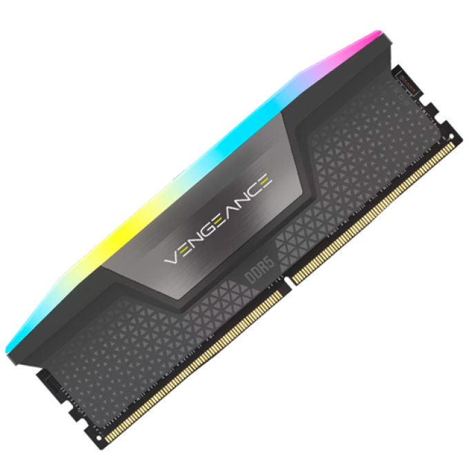 Memoria Corsair Vengeance RGB DDR5, 16GB DDR5-5600MHz, PC5-48000, CL36, 1.35V / Corsair