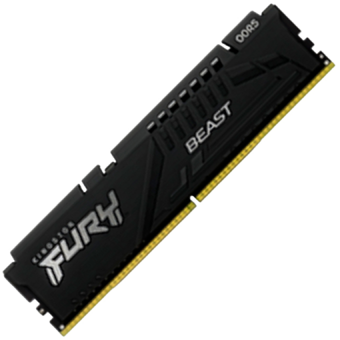 Memoria DIMM Kingston Fury Beast 32Gb DDR5-5600MT/s, PC5-44800, CL40, 1.25V, 288-Pin para PC / Kingston