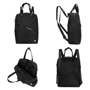 Backpack Teros Roseann II TE-9050BK, para Notebooks de hasta 14.1 - Color Black