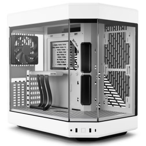 Case HYTE Y60 WHITE sin fuente vidrio templado Mid Tower (CS-HYTE-Y60-WW) Blanco