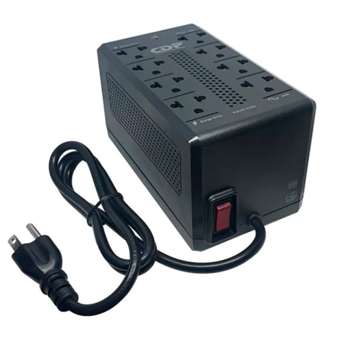 ESTABILIZADOR CDP R-AVR-1008I 900VA/ 450W 8 SALIDAS / CDP