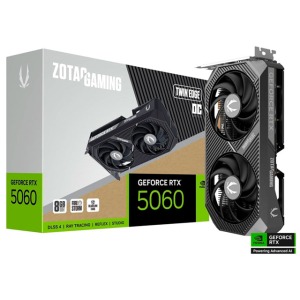 TARJETA DE VIDEO ZOTAC GAMING GEFORCE RTX5060 8GB TWIN EDGE OC GDDR7 ZT-B50600H-10M / ZOTAC