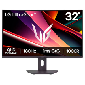 MONITOR LG GAMING ULTRAGEAR 32G600A-B CURVO/ 31.5/ QHD/ 180GHZ/ 1MS / LG