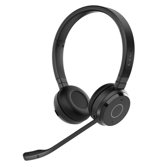 Audifono con microfono Jabra Evolve 65 TE, Wireless Stereo Headset (Microsoft Teams) - USB-A Bluetooth adapter, 6699-833-309 / Jabra