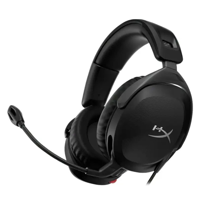 Audifonos con microfono HyperX Cloud Stinger 2, Gaming, tamaño completo-cableado-conector de 3,5 mm-negro, 519T1AA / HyperX