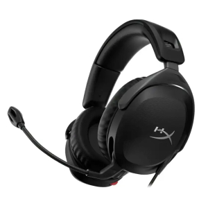 Audifonos con microfono HyperX Cloud Stinger 2, Gaming, tamaño completo-cableado-conector de 3,5 mm-negro, 519T1AA / HyperX
