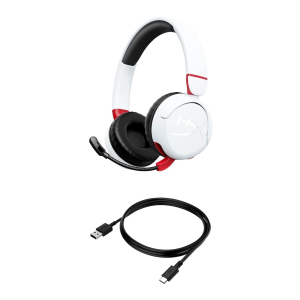 Audifonos Gaming Inalambricos HyperX Cloud Mini Kids Blanco, 7G8F2AA / HyperX