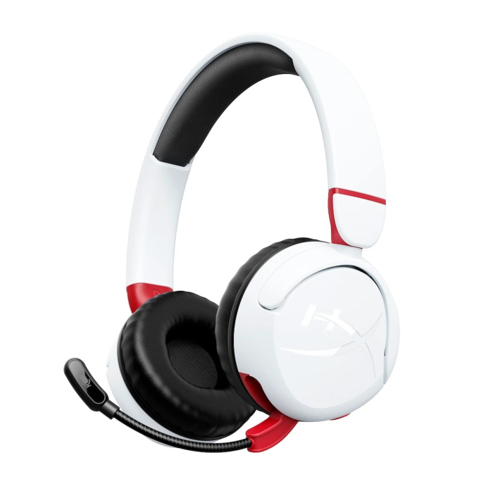 Audifonos Gaming Inalambricos HyperX Cloud Mini Kids Blanco, 7G8F2AA / HyperX
