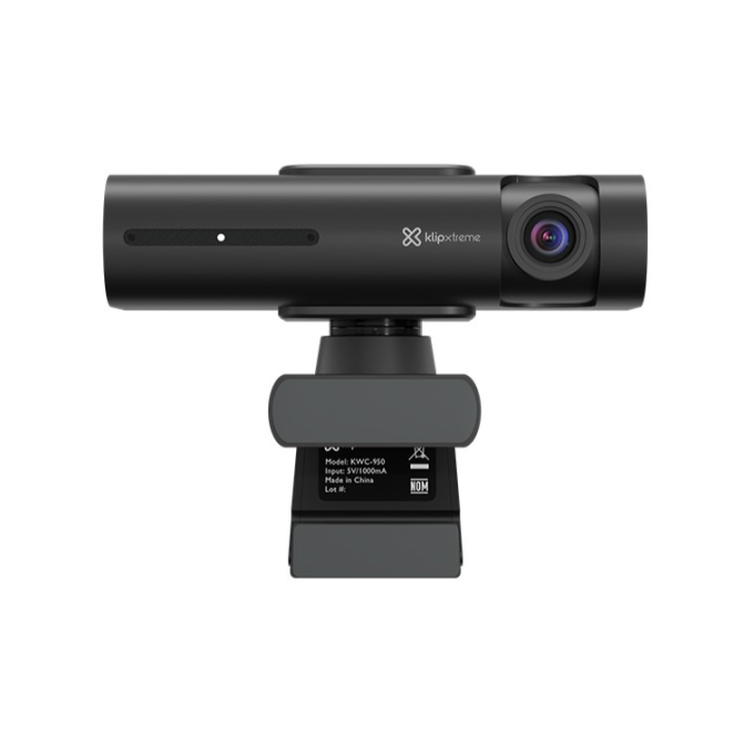 Camara Web Klip Xtreme, USB, 3840 x 2160-4K, IA tracking-Gesture KWC-950 / Klip Xtreme
