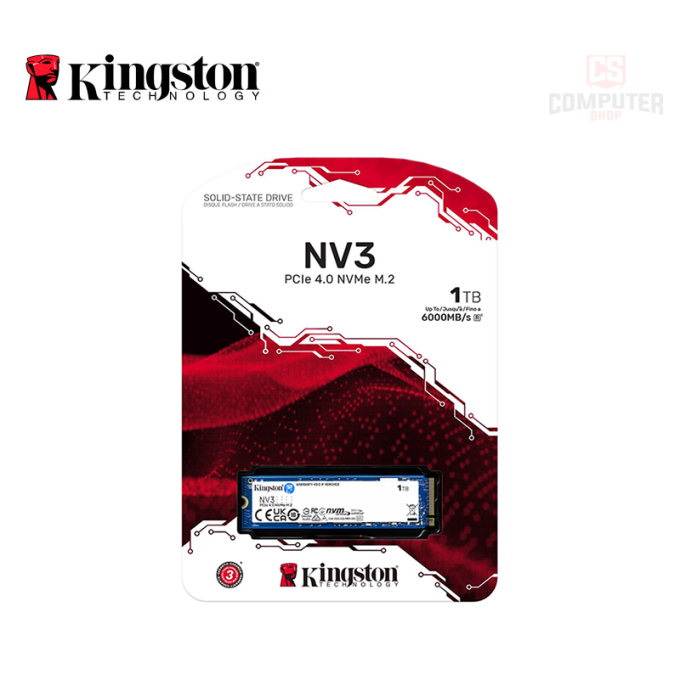 DISCO DURO SOLIDO Kingston - 1 TB -NV3 M.2 2280 NVMe SNV3S/1000G / Kingston
