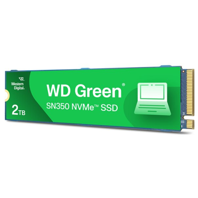WD Green SN350 NVMe SSD WDS200T3G0C - SSD - 2 TB interno-M.2 2280-PCIe 3.0 x4 (NVMe) WDS200T3G0C / Western Digital