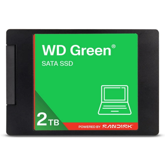 Disco duro solido Western Digital WD Green SSD 2TB 2.5pulgadas-Solid state drive WDS200T5G0A / SanDisk