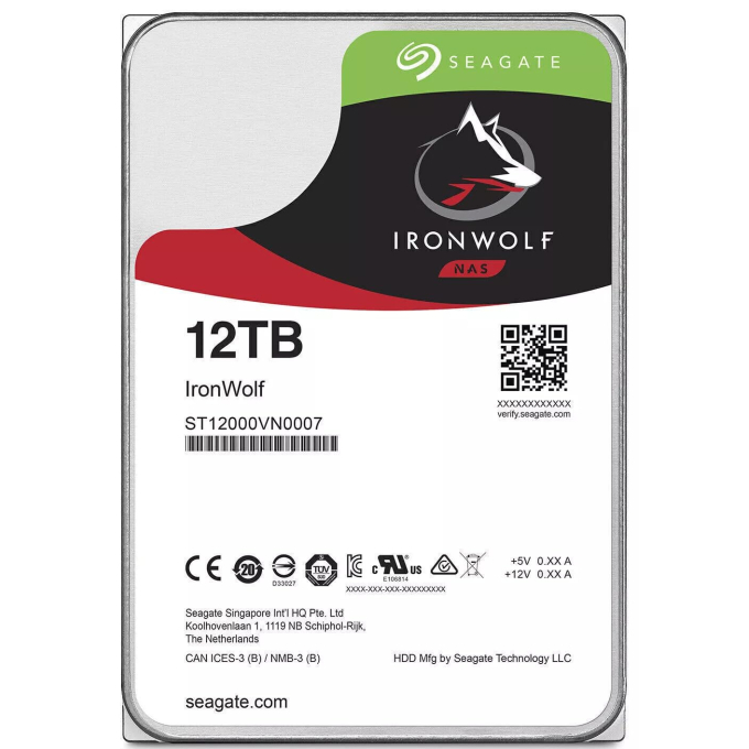 Disco duro Seagate - Internal hard drive 12 TB-3.5pulgadas-7200 rpm-SATA-NAS ST12000VN0008 / Seagate