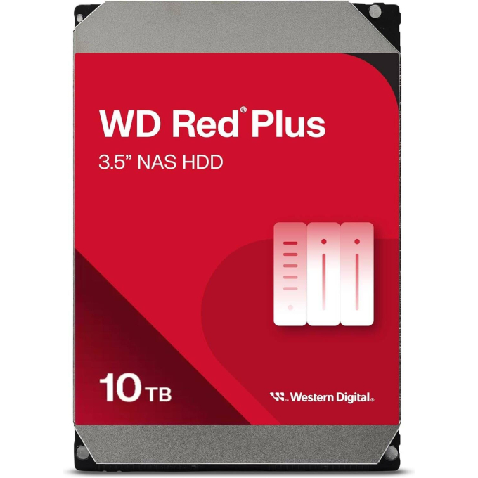 Disco duro NAS Western Digital WD Red Plus 10TB 3.5pulgadas-7200 rpm-Serial ATA WD100EFGX / Western Digital