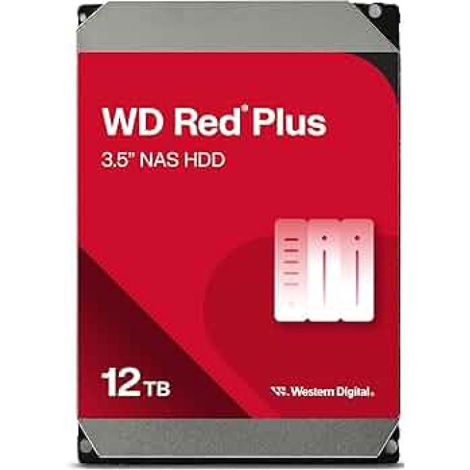 Disco duro NAS Western Digital WD Red Plus 12TB 3.5pulgadas-7200 rpm-Serial ATA WD120EFGX / Western Digital
