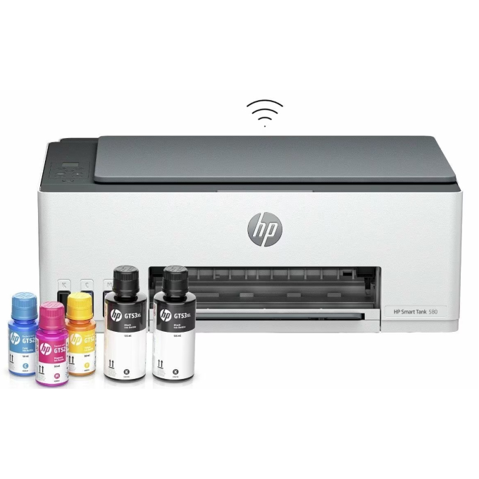 HP Smart Tank 580 - Copier / Printer / Scanner - Ink-jet 110/220V-AIO-EN/SP 1F3Y2A#AKY / HP