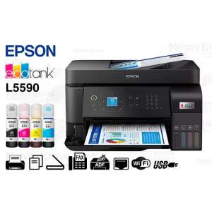 Impresora multifuncional Epson L5590 - Impresora / Copiadora / Fax - Wi-Fi / Ethernet 10 Base-T/100 Base-TX/1000 Base-T / Epson