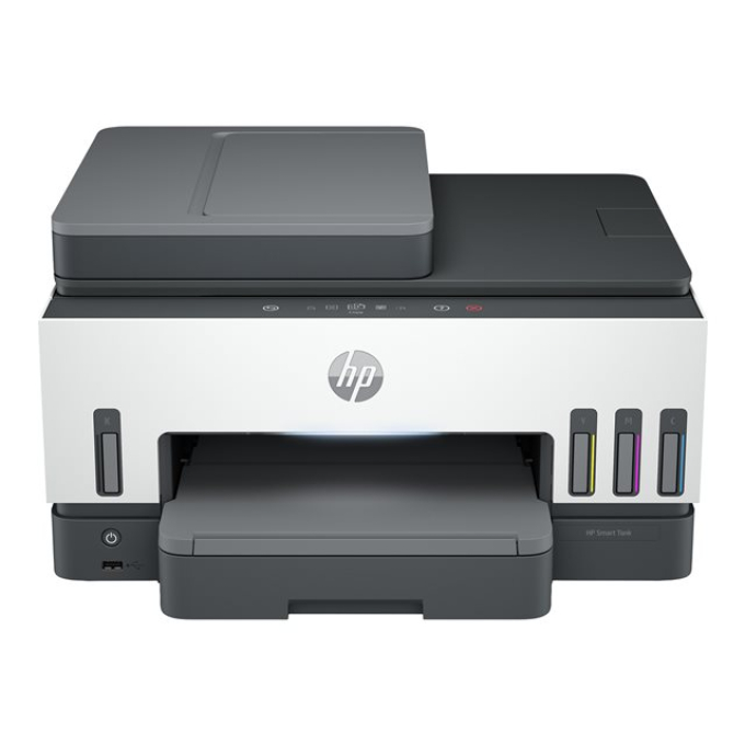 HP Smart Tank 790 All-in-One - Impresora multifunción - color chorro de tinta-rellenable-Letter A (216 x 279 mm)/A4 (210 x 297 mm) (original)-A4/Legal (material)-hasta 13 ppm (copiando)-hasta 15 ppm (impresión)-250 hojas-33.6 Kbps-USB 2.0, Bluetooth, Wi-Fi(ac), LAN, host USB 4WF66A#AKY / HP