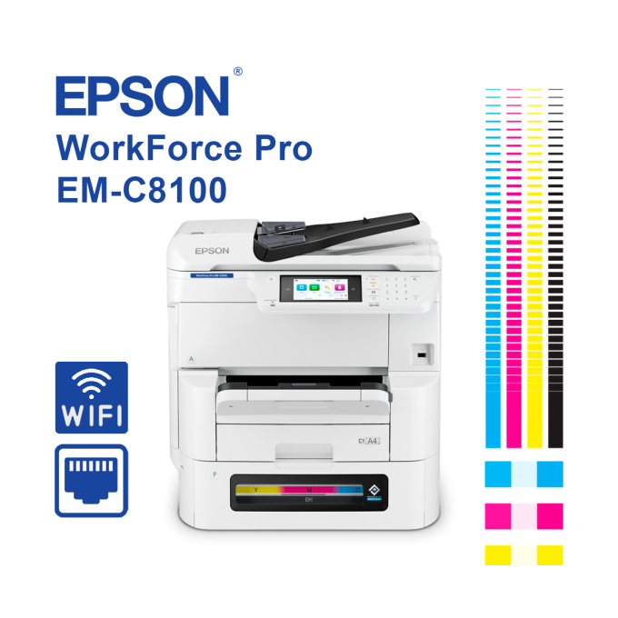 Impresora multifuncional Epson WorkForce Pro EM-C8100 - Copier / Printer / Scanner / Epson