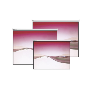 Pantalla de proyeccion Klip Xtreme, instalable en el techo, instalable en pared 100pulgadas (254 cm)-4:3-Matte White-blanco, KPS-303 / Klip Xtreme