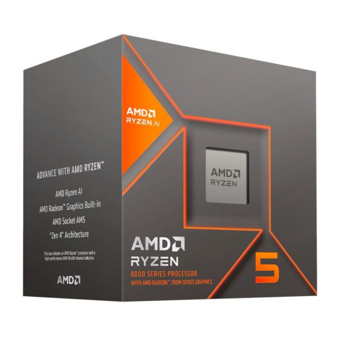 Procesador AMD - Ryzen 5 8500G - 5.05 GHz 6-core-Socket AM5 100-100000931BOX / AMD