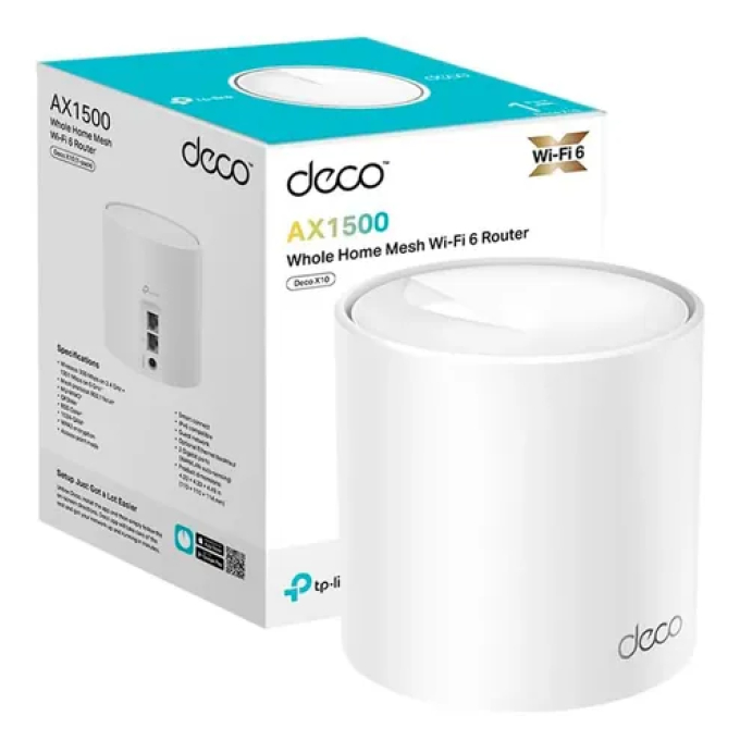 TP-Link - Wireless access point - Deco X10(1-pack) AX1500 Whole Deco X10(1-pack) / TP-Link